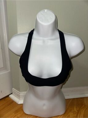Black Halter Bralette Top - Women's Lululemon sports bra